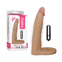 Anel companheiro com veias e glande pequena, possui cápsula 10 vibrações - LOVETOY