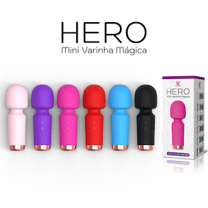 Mini Varinha Mágica Hero Recarregável com 10 modos de vibração - YOUVIBE