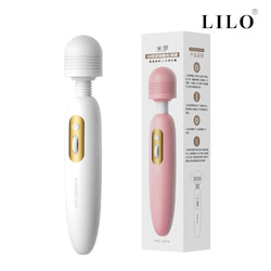 Vibrador Varinha Mágica recarregável com 10 modos de vibração e mutivelocidade - LILO