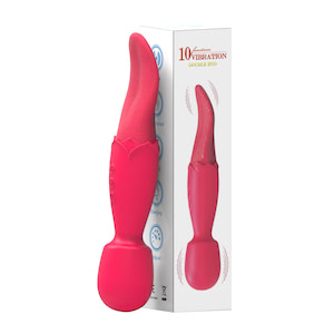 Vibrador duplo Varinha Magica com 10 modos de vibração - VIPMIX