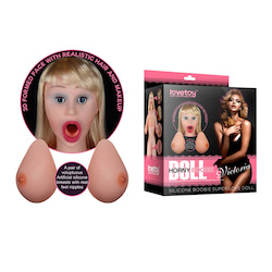 Boneca do amor inflável realista - Silicone Boobie Super Love Doll - LOVETOY