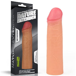 Capa peniana extensora com 5 cm de extensão, feita em material resistente e confortável - LOVETOY