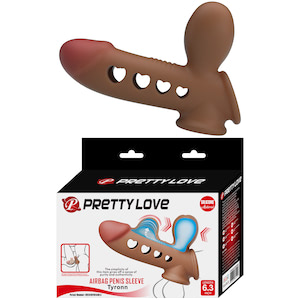 Capa Peniana Inflável com Alça para Escroto - Tyronn - PRETTY LOVE