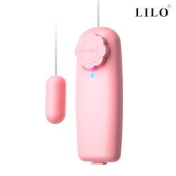 Lindo vibrador em cápsula tipo bullet, possui vibração de multivelocidades controlada por controle remoto com fio - LILO