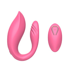 Vibrador pontas dupla  com 10 modos de vibração recarregável - MANNUO