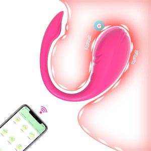 Vibrador de casal à longa distancia com aplicativo e 10 modos de vibração com estimulador na ponta  - YOUVIBE