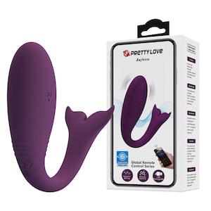 Vibrador para Casal com 12 Modos de Vibração,com Controle via Aplicativo - Jayleen - PRETTY LOVE