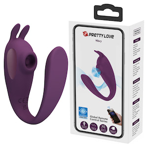 Vibrador para Casal com 10 Modos de Vibração e 10 modos de pulsação,com Controle via Aplicativo - Shey - PRETTY LOVE