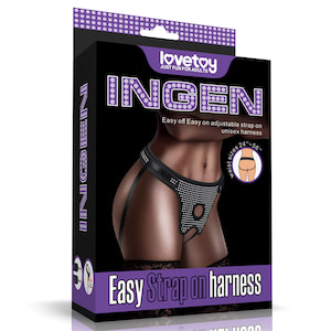 Cinta peniana para prótese - Easy Strap on Harness (Polka dots) - LOVETOY