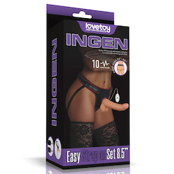 Cinta Peniana Easy Strapon Set 7.5’’ - INGEN - LOVETOY