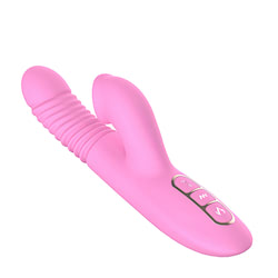 Vibrador recarregável escalonado, estimulador clitoriano com línguas que se movimentam conforme a vibração - DIBE