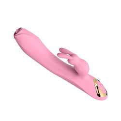 Vibrador com Aquecimento, Recarregável ao Estilo Rabbit em Silicone Cirúrgico com 7 função de movimento na ponta(língua) e 7 Níveis de Vibro  estimulador de Clitóris - DIBE