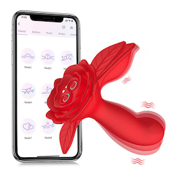 Vibrador de ponto G. Possui 2 motores ,Com 4 modos de rotação e 10 modos de vibração no estimulador - OLENA