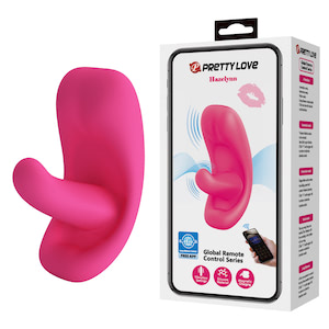 Vibrador com Estimulador Clitoriano com Controle por Aplicativo - Hazelynn - PRETTY LOVE