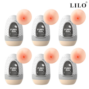 FUNNY EGG em formato de anûs - kit com 6 UNIDADES - LILO