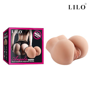 Masturbador masculino. Feito em formato de bunda, possui vagina e ânus - LILO