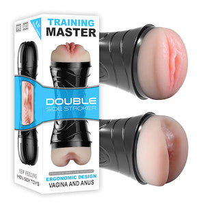 Masturbador Duplo Vagina e Ânus - TRAINING MASTER - VIPMIX