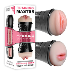 Masturbador Duplo Vagina e Boca - TRAINING MASTER - VIPMIX