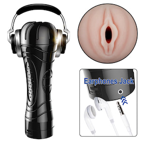 Masturbador Lanterna em Formato de Vagina com Vibração Multivelocidade e com Voz - VIPMIX
