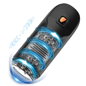 Masturbador Lanterna com Movimento Vai e Vem,Rotação - Ashe - YOUVIBE