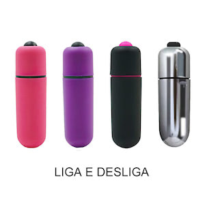 Mini Power Bullet, liga e desliga, com design único, ponta arredondada que permite ao usuário explorar uma massagem intensa em todo corpo - YOUVIBE