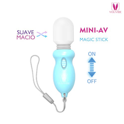 Mini vibrador chaveiro,com cabeça totalmente flexível em material macio e leve ao toque - YOUVIBE