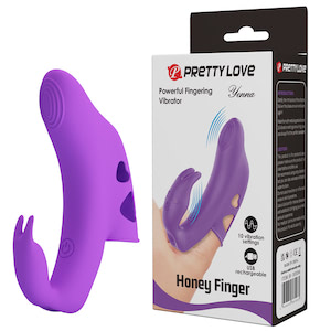Dedeira Recarregável para Ponto G e Clitóris com 10 modos de vibração - Yenna - PRETTY LOVE