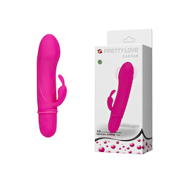 Vibrador em silicone com 10 modos de vibração - PRETTY LOVE