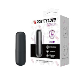 Cápsula vibratória recarregável com 12 modos de vibração - PRETTY LOVE