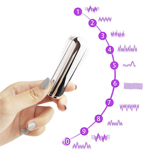 Cápsula com 9 Modos de Vibração Metalizada Recarregável - USK