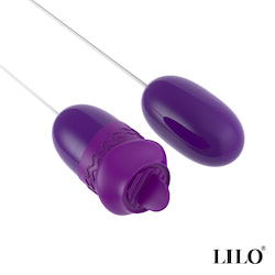 Cápsula Vibrador com duplo estímulo liga e desliga, Uma das cápsulas e a outra possui uma língua com movimento - LILO