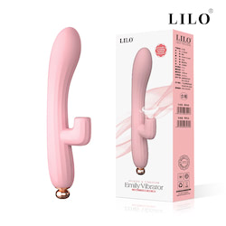 Vibrador de ponto G e clitóris com pulsação, recarregável - LILO