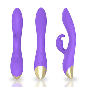 Vibrador Rabbit Ponto G e Estimulador Clitoriano com 9 modos de vibração - USK