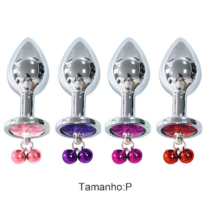 Plug Anal de Aço Com Sino - Tamanho P - VIPMIX