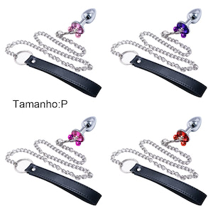 Plug de Aço Com Sino e Guia Corrente - Tamanho P - VIPMIX