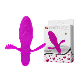 Plug anal feito em silicone - PRETTY LOVE