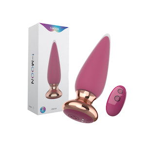Plug anal vibratorio. Com 10 modos de vibração. Controle remoto - I-MOON