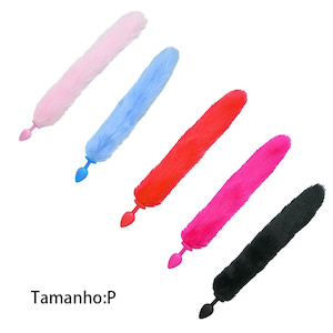Plug Anal Silicone com Rabo Raposa - Tamanho P - VIPMIX