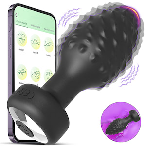 Plug Anal em Silicone com 10 Modos de Vibração e Controle por Aplicativo - YOUVIBE
