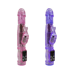 Vibrador rotativo com estimuladora sereia 12 vibrações - PASSION WAVE JACK RABBIT - YOUVIBE