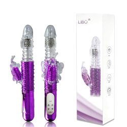 Vibrador Rotativo Vai e Vem com 36 Modos de Vibração Recarregável - LIBO