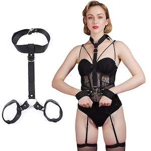 Kit Bondage Algema para Pulso e Pescoço - YOUVIBE