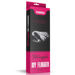 Chicote couro Luxo - Struggle My Flogger - LOVETOY