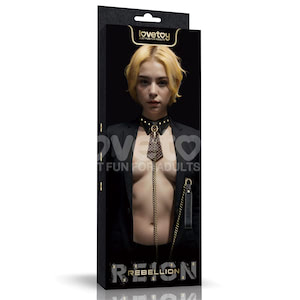 Coleira com Guia Exclusive Collar - Rebellion Reign Collar - LOVETOY