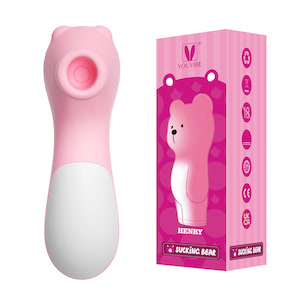 Estimulador de Clitóris Recarregável em formato de Urso com 10 Modos de Pulsação - YOUVIBE