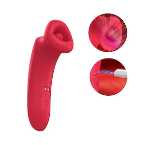 Sugador em formato de boca com 10 modos de vibração e 10 modos de sucção - Loli - YOUVIBE